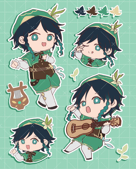 Venti GenshinImpact SketchPage Venti GenshinImpact SketchPage